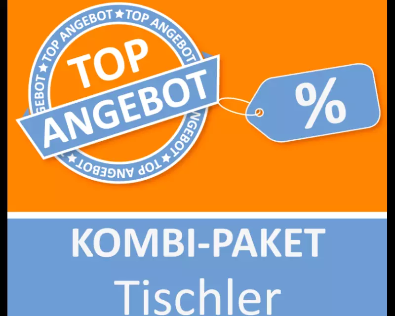 AzubiShop24.de Kombi-Paket Tischler Lernkarten