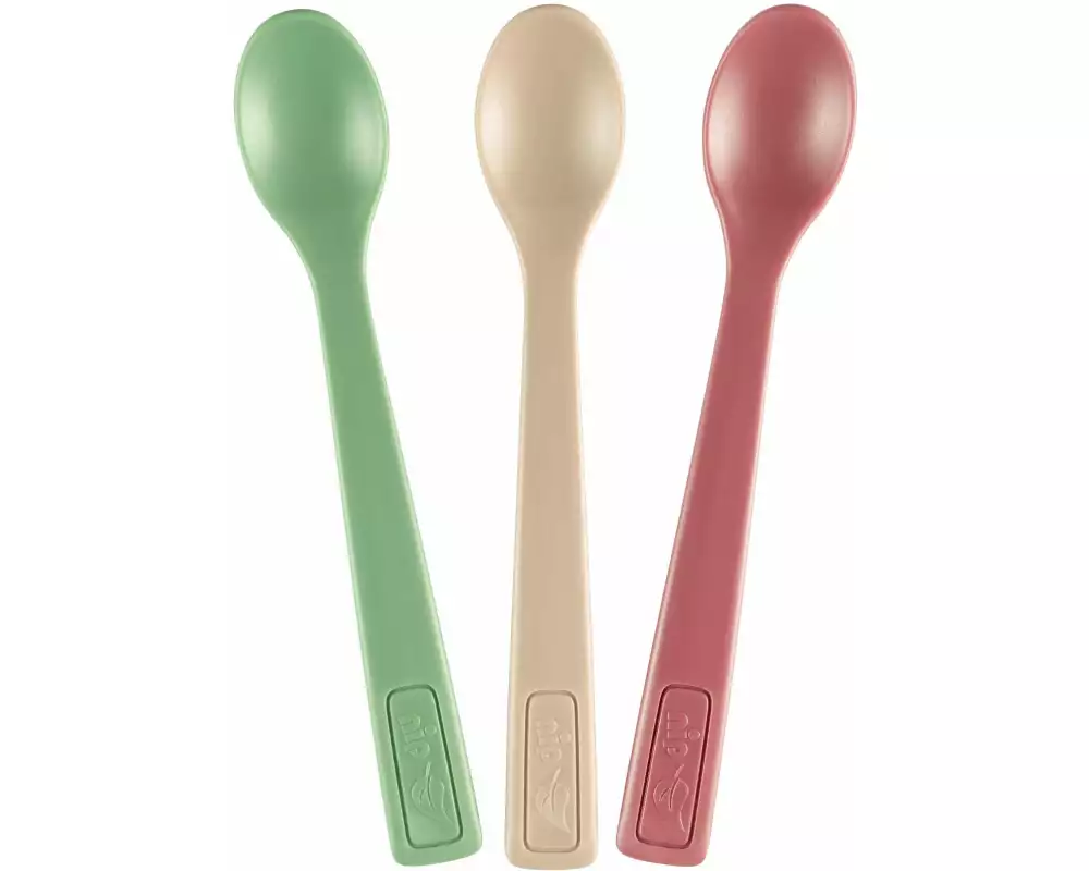 Nip Babylöffel eat green 3 Stück, bunt gemischt