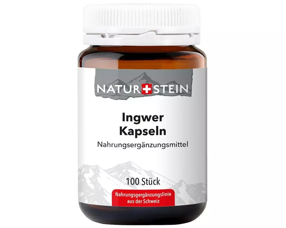 Naturstein Ingwer 100 Kapseln