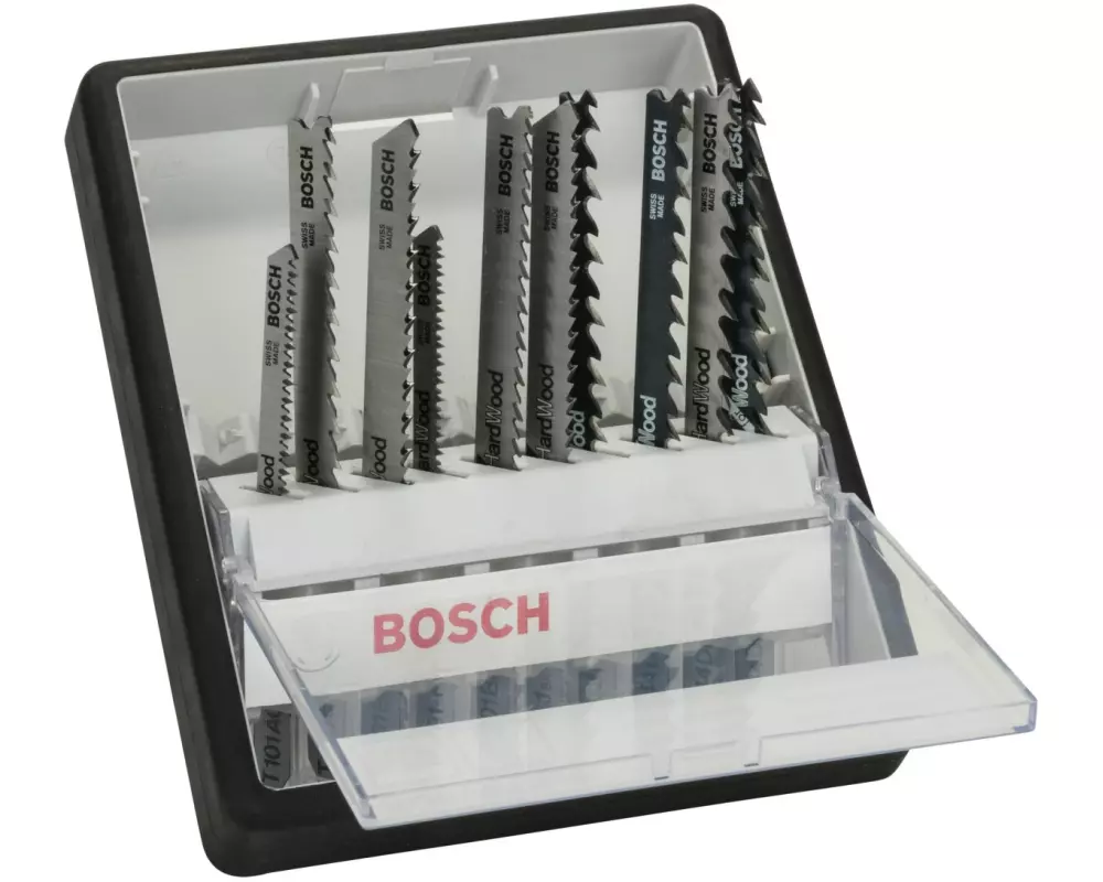 Bosch Professional Stichsägeblätter-Set Wood T-Schaft, 10-teilig