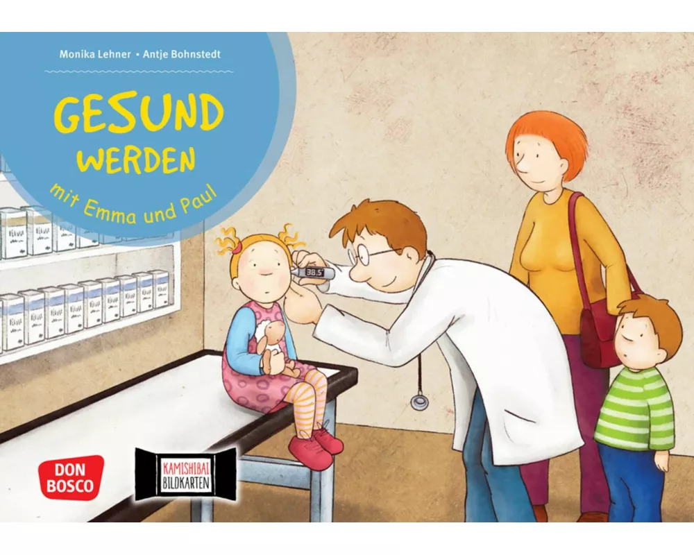 Gesund werden mit Emma und Paul. Kamishibai Bildkartenset