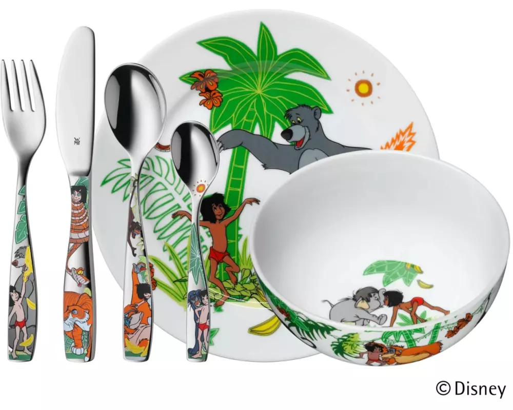 WMF Kindergeschirrset Disney Dschungelbuch 6-teilig