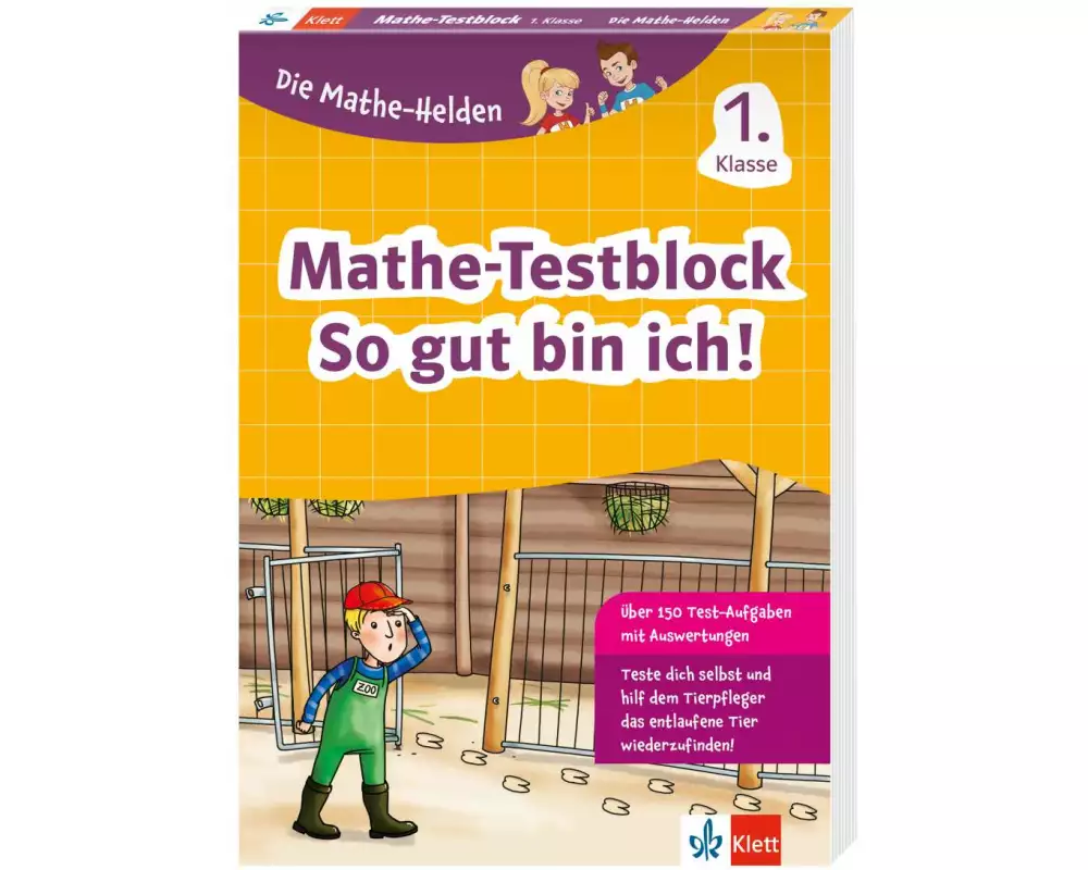 Klett Die Mathe-Helden: Mathe-Testblock So gut bin ich! 1. Klasse