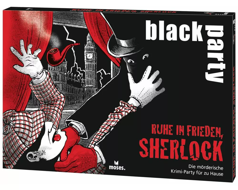 black party Ruhe in Frieden, Sherlock