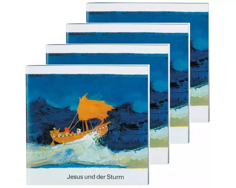 Jesus und der Sturm (4er-Pack)