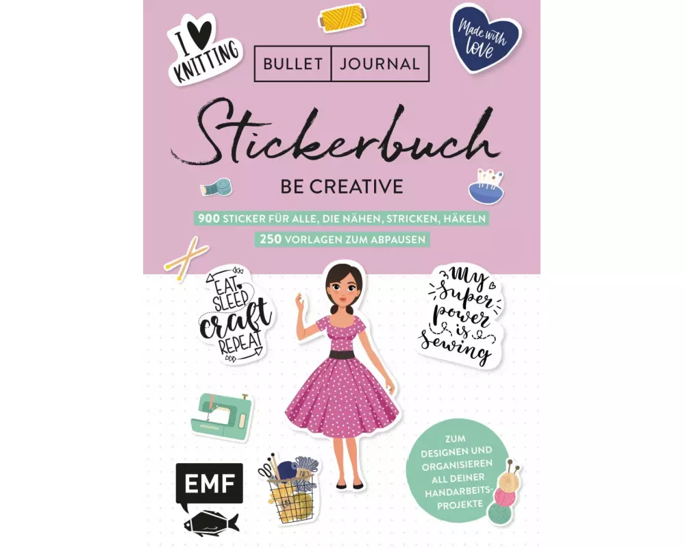 Bullet Journal – Stickerbuch – Be creative