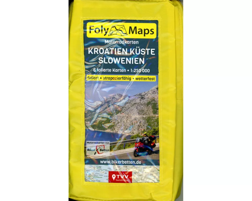FolyMaps Motorradkarten Kroatien Slowenien