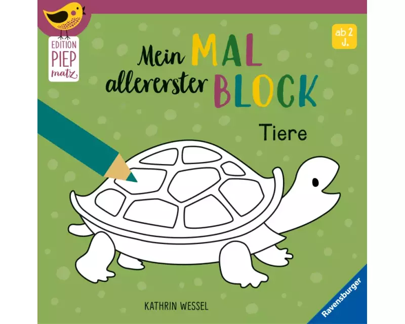 Edition Piepmatz: Mein allererster Malblock - Tiere