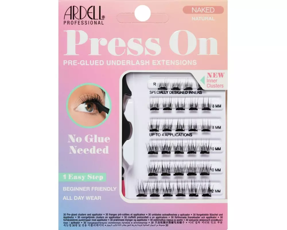 Ardell Künstliche Wimpern Press on Starter Kit Natural Schwarz