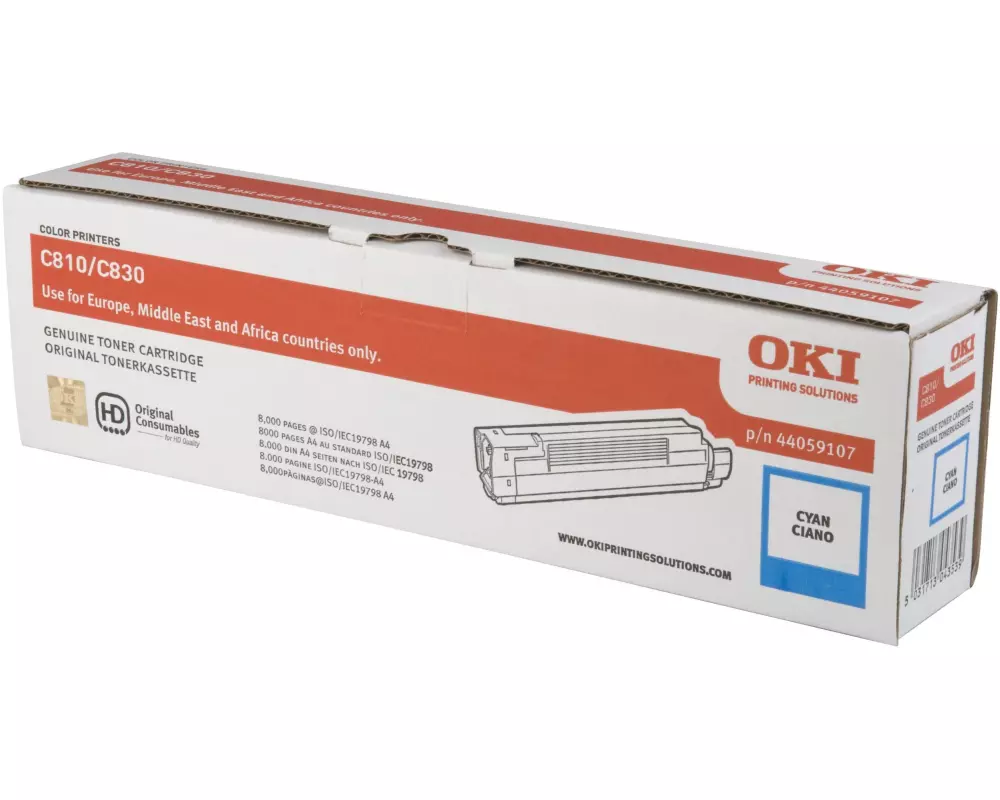 OKI Toner 44059107 Cyan