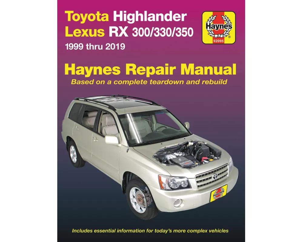 Toyota HighLander (2001-2019) & Lexus RX 300/330/350 (1999-2019) (USA)