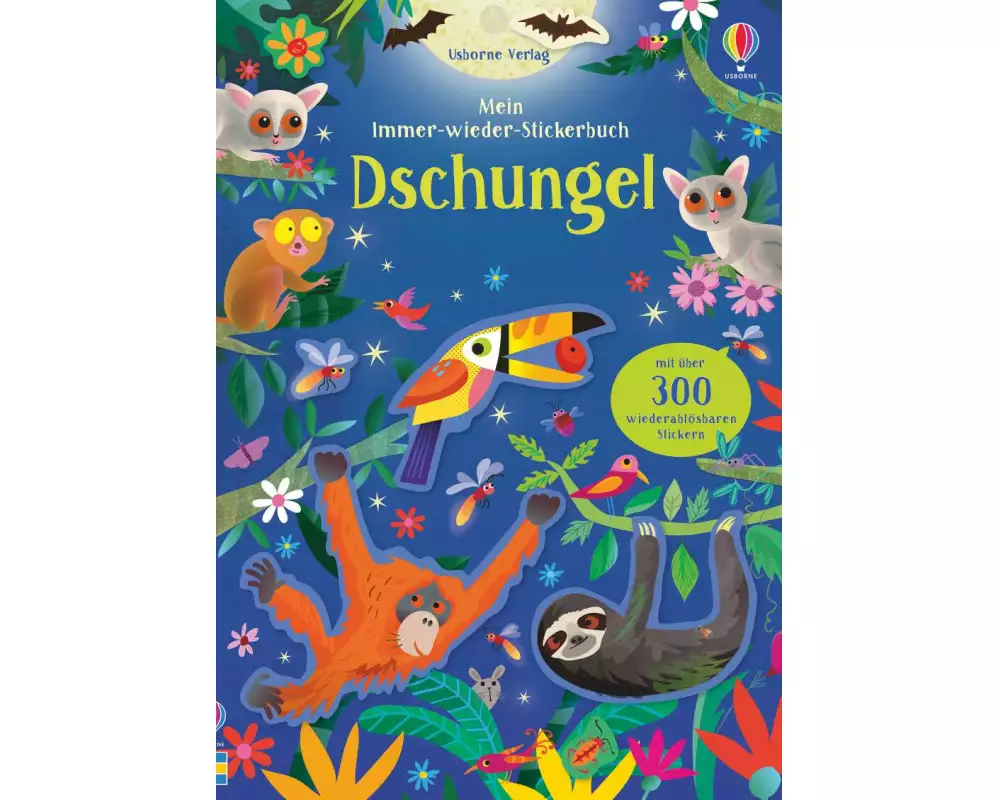 Mein Immer-wieder-Stickerbuch: Dschungel