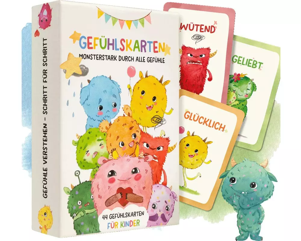 Eulentaler Gefühlskarten Monster, 44 Karten