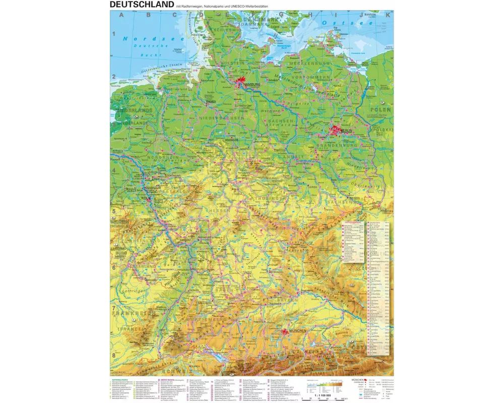 Deutschland Radfernwege