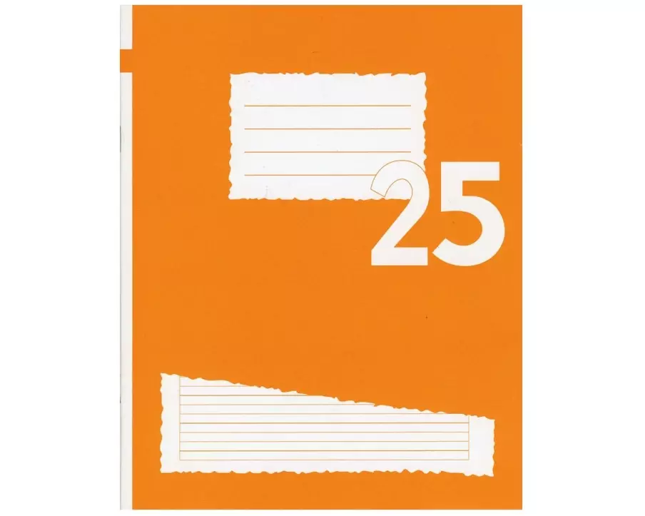 Office Focus Schulheft FSC E5, Liniert, Orange, 25 Stück