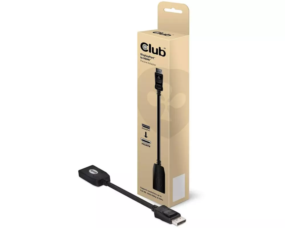 Club 3D Adapter DisplayPort 1.1 - HDMI 1.3 passiv