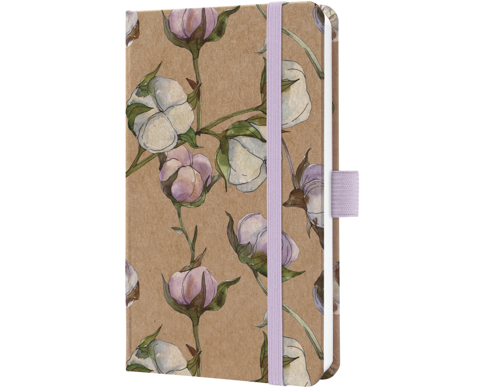 Jolie Wochenagenda Pure, Cotton Fields Blume, 2026, Mehrfarbig