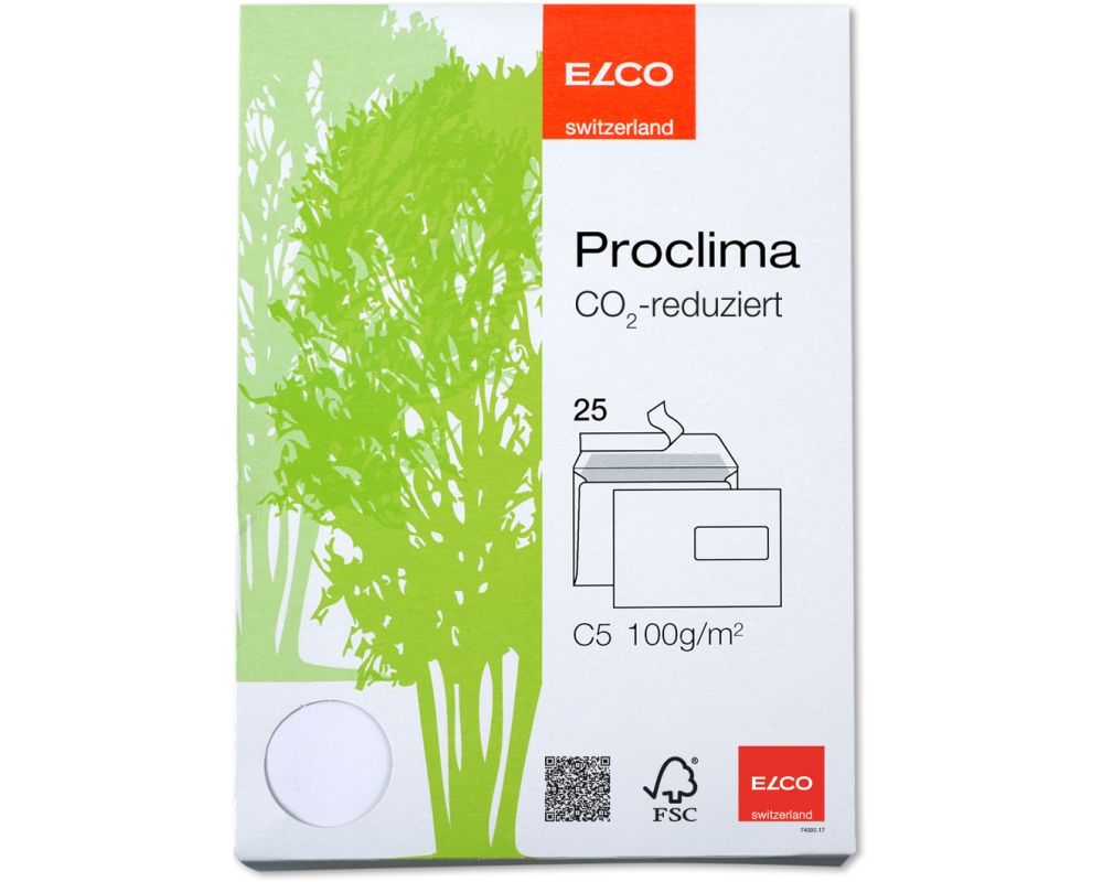 ELCO Couvert mit Fenster Proclima C5, Rechts, 25 Stück