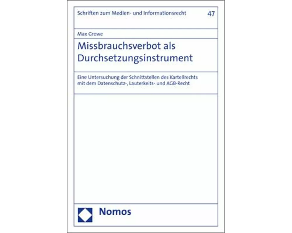 Missbrauchsverbot als Durchsetzungsinstrument