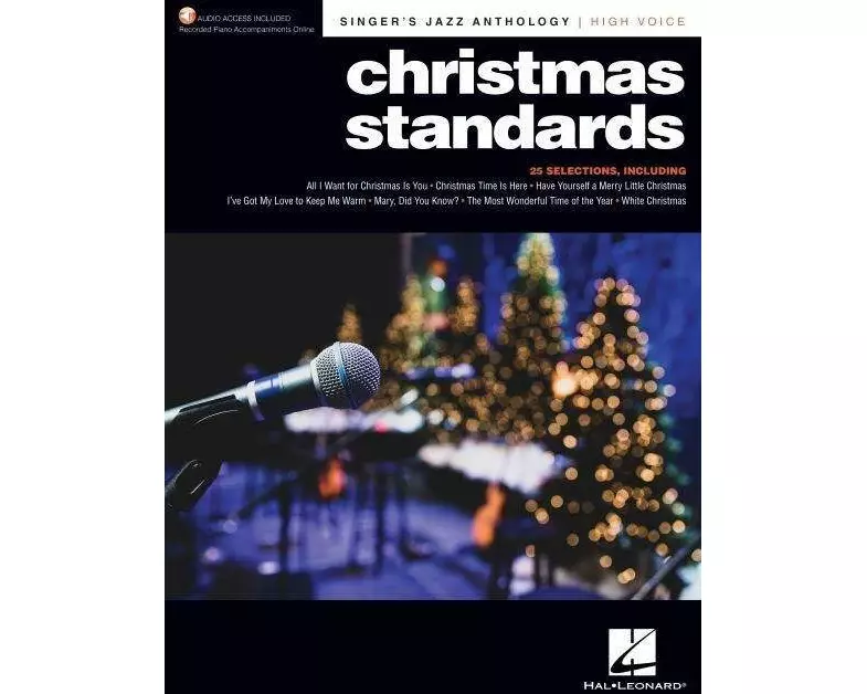 Christmas Standards: Singer's Jazz Anthology - High Voice with Recorded Piano Accompaniments Online