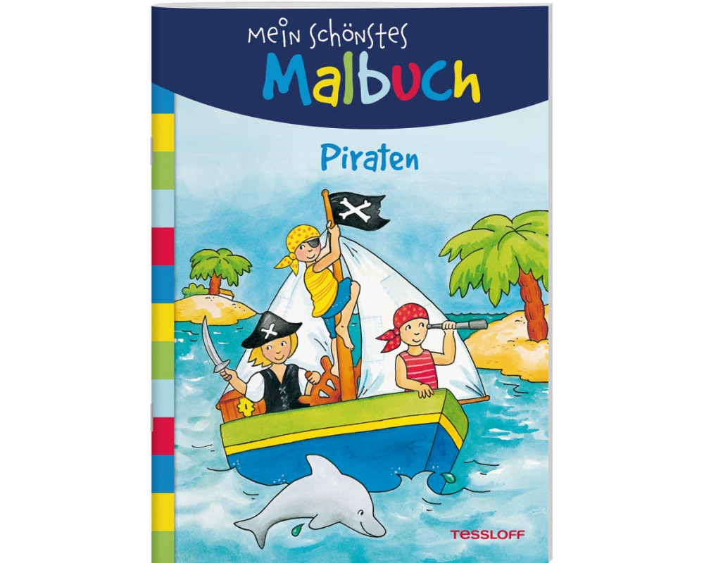 Mein schönstes Malbuch. Piraten. Malen für Kinder ab 5 Jahren