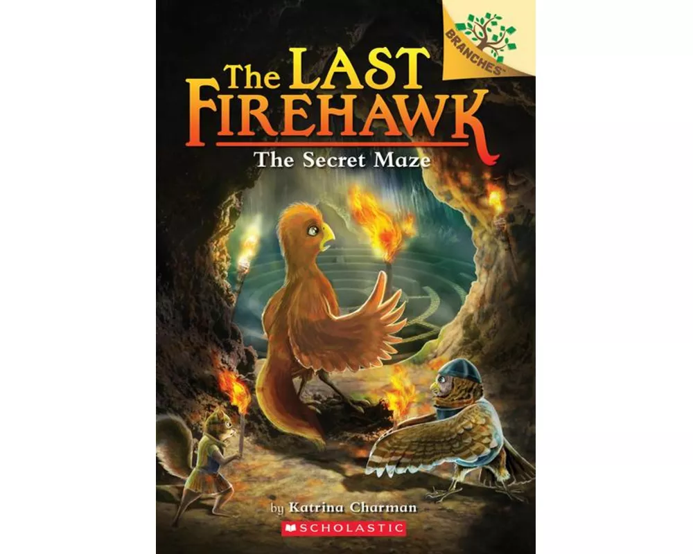 The Secret Maze: A Branches Book (The Last Firehawk #10)