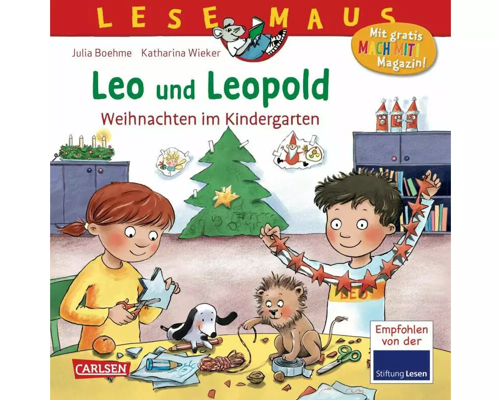 LESEMAUS 163: Leo und Leopold – Weihnachten im Kindergarten