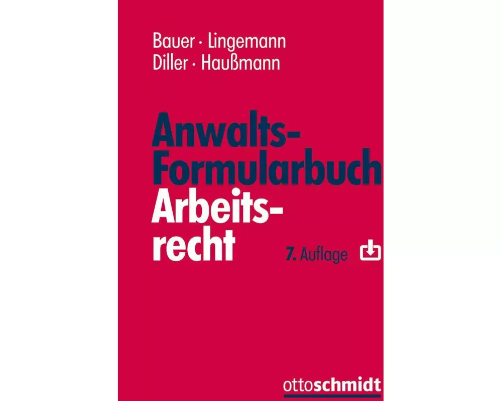 Anwalts-Formularbuch Arbeitsrecht