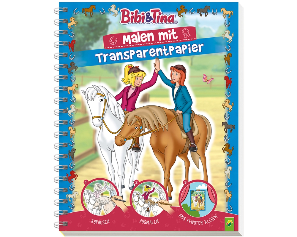 Bibi & Tina - Malen mit Transparentpapier