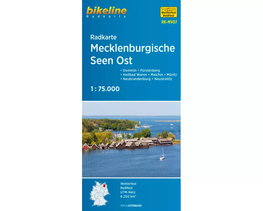 Radkarte Mecklenburgische Seen Ost (RK-MV07)