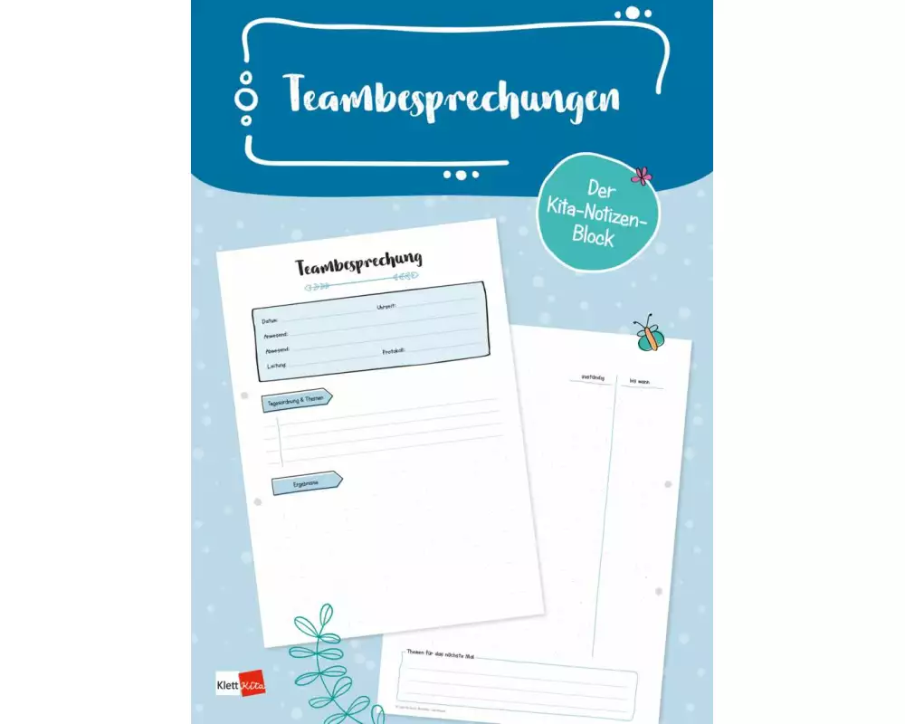 Der Kita-Notizen-Block: Teambesprechungen