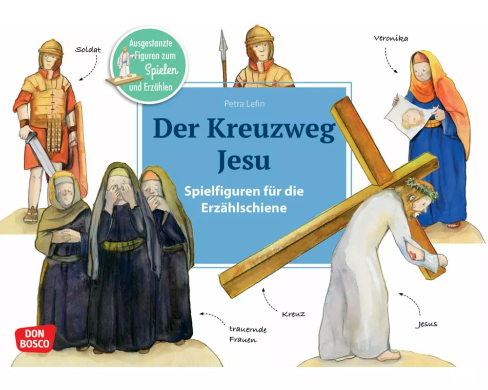 Der Kreuzweg Jesu. Erzählschienen-Figurenset