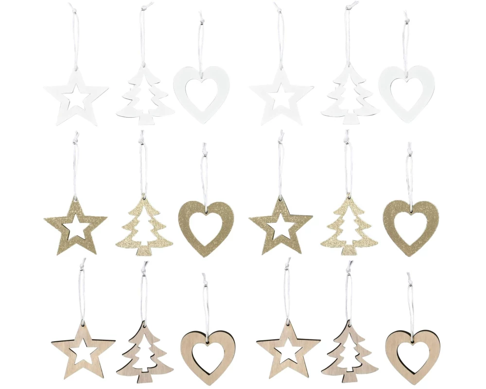 COCON Aufhänger mit drei Motiven, Gold