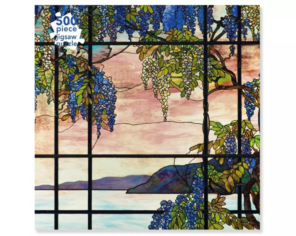 Adult Jigsaw Puzzle Tiffany Studios: View of Oyster Bay (500 pieces)