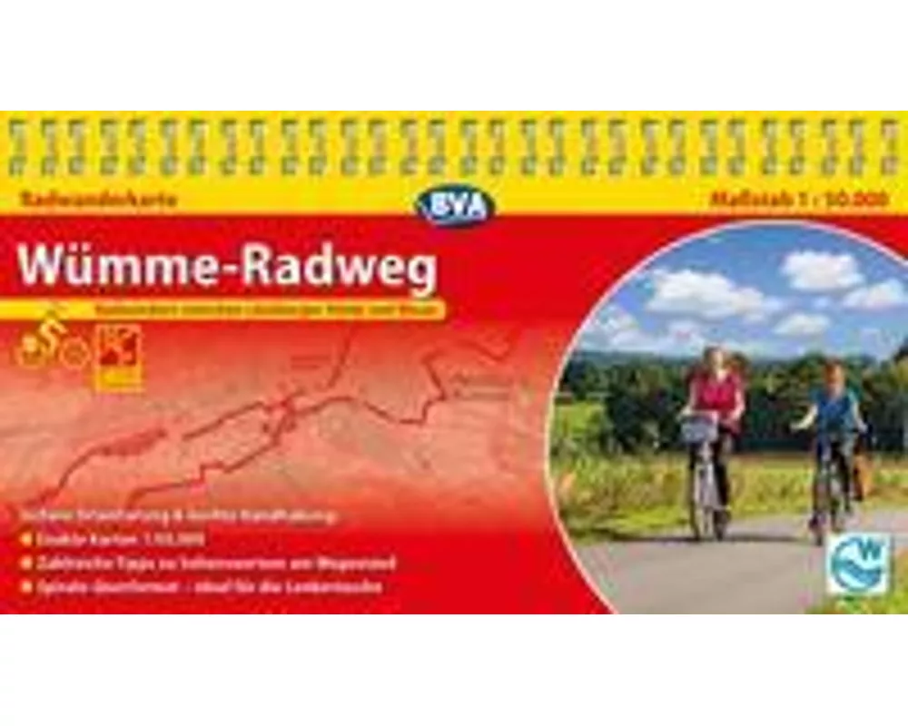 BVA Kompakt-Spiralo Wümme-Radweg Radwanderkarte
