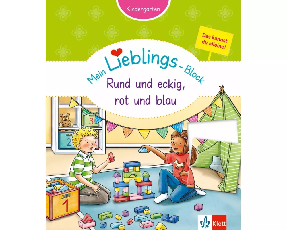 Mein Lieblings-Block Rund und eckig, rot und blau