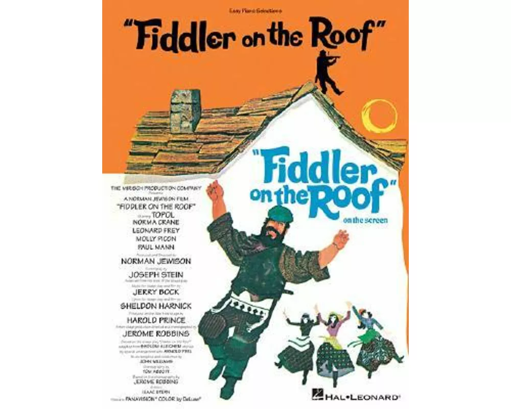 Fiddler on the Roof Easy Piano Songbook 9 Classic Broadway Hits Including If I Were a Rich Man and Matchmaker Hal Leonard Sheet Music for Beginners Pi