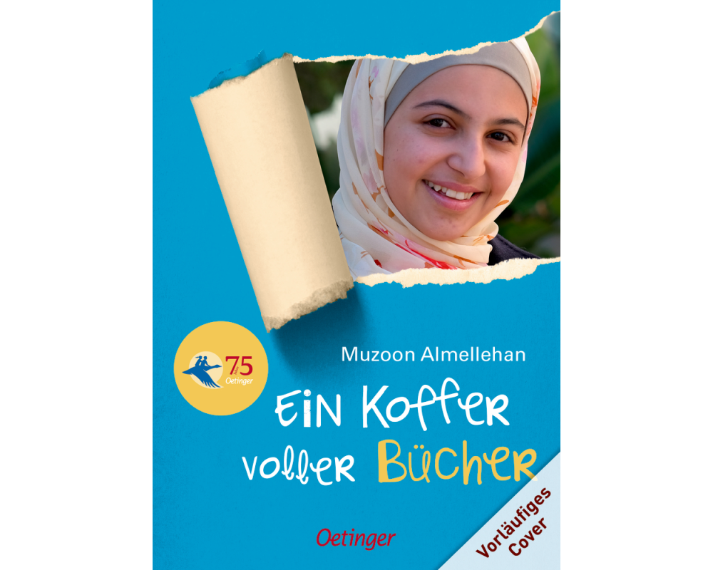 Mit einem Koffer voller Bücher
