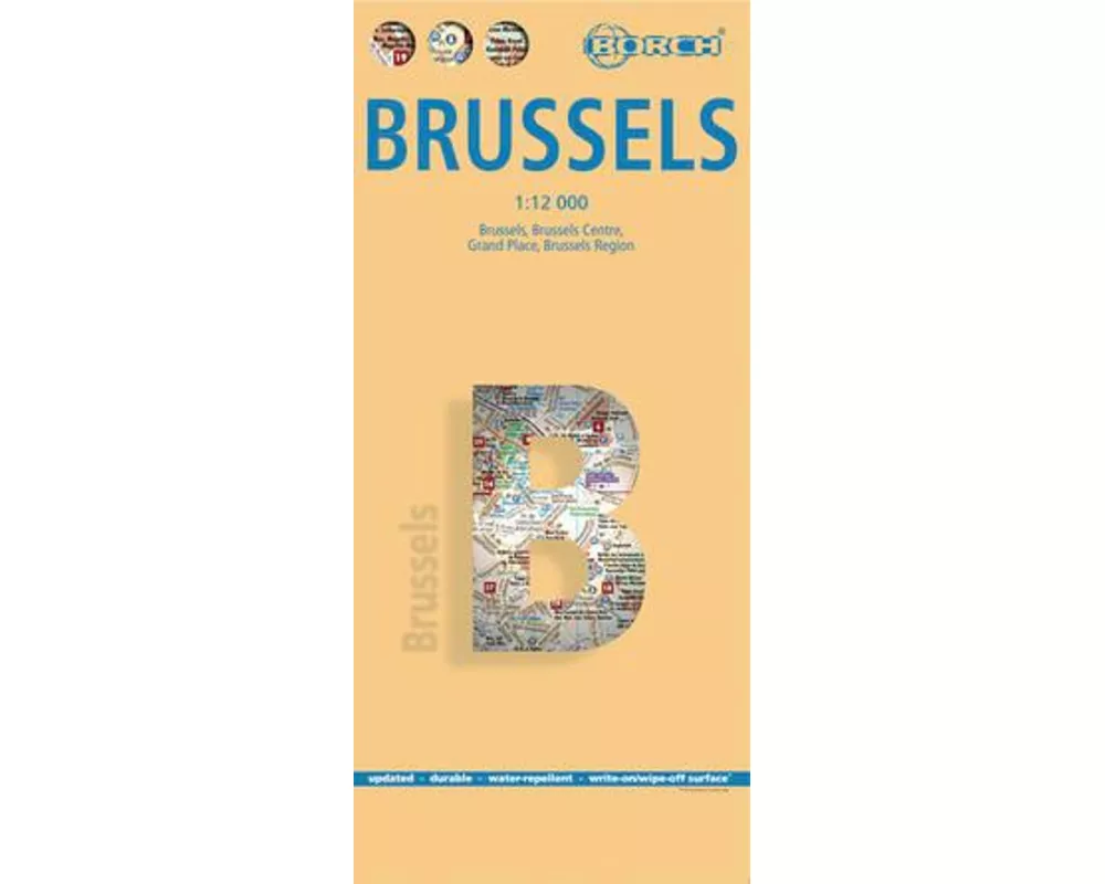 Brussels, Brssel, Borch Map