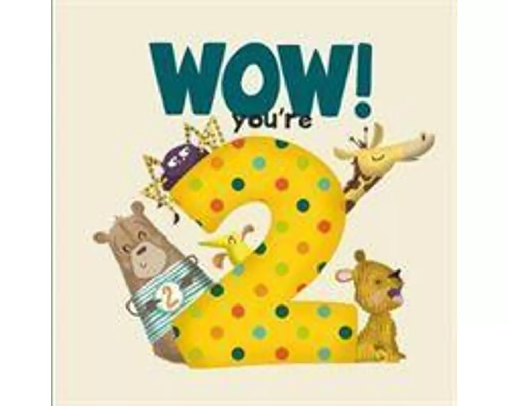 WOW! You're Two birthday book