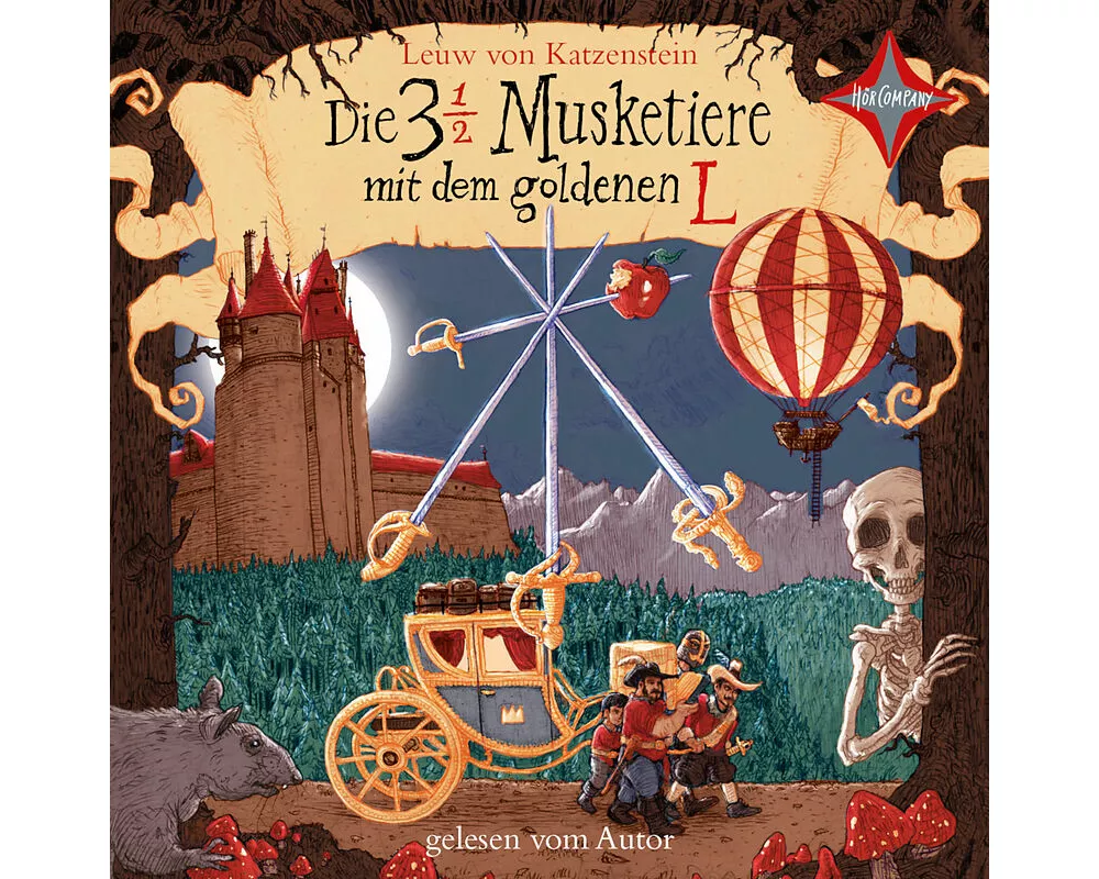 Die 3 ½ Musketiere mit dem goldenen L