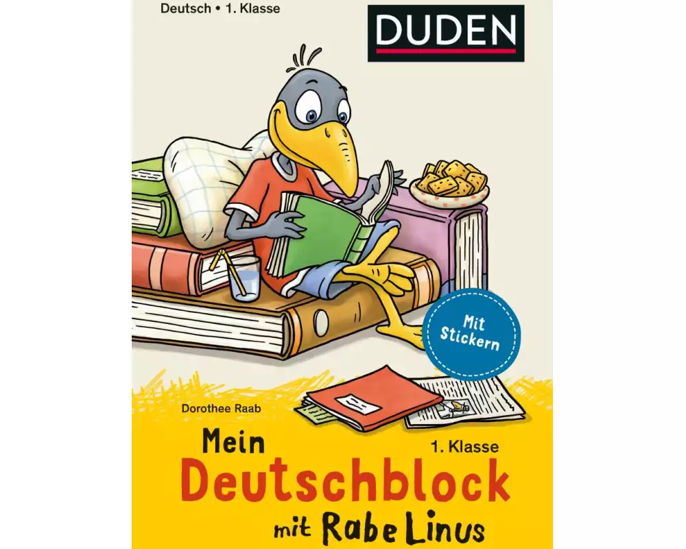 Mein Deutschblock mit Rabe Linus - 1. Klasse