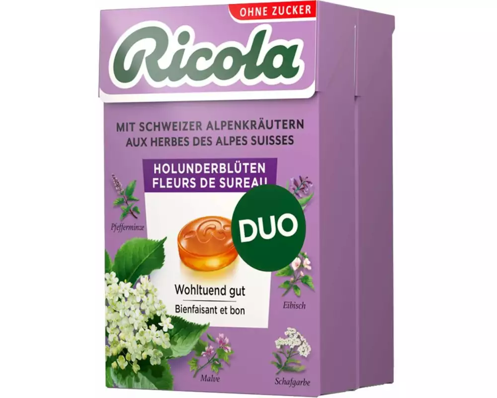 Ricola Bonbons Holunderblüte 2 x 50 g