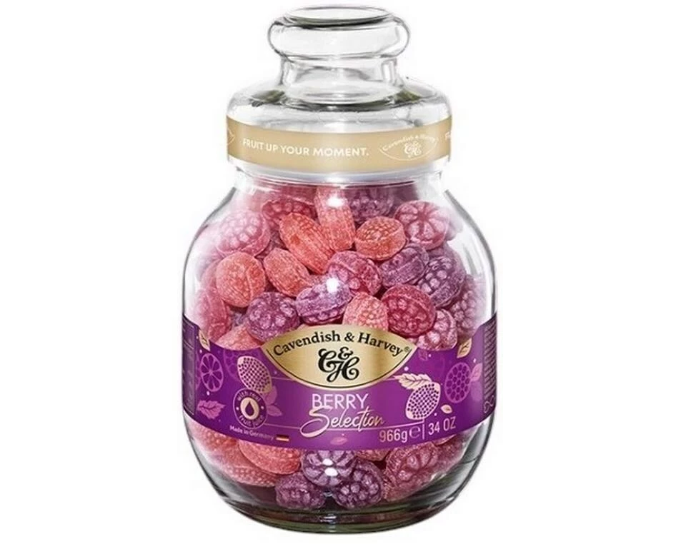 Cavendish & Harvey Berry Selection Bonbons im Glas 966 g