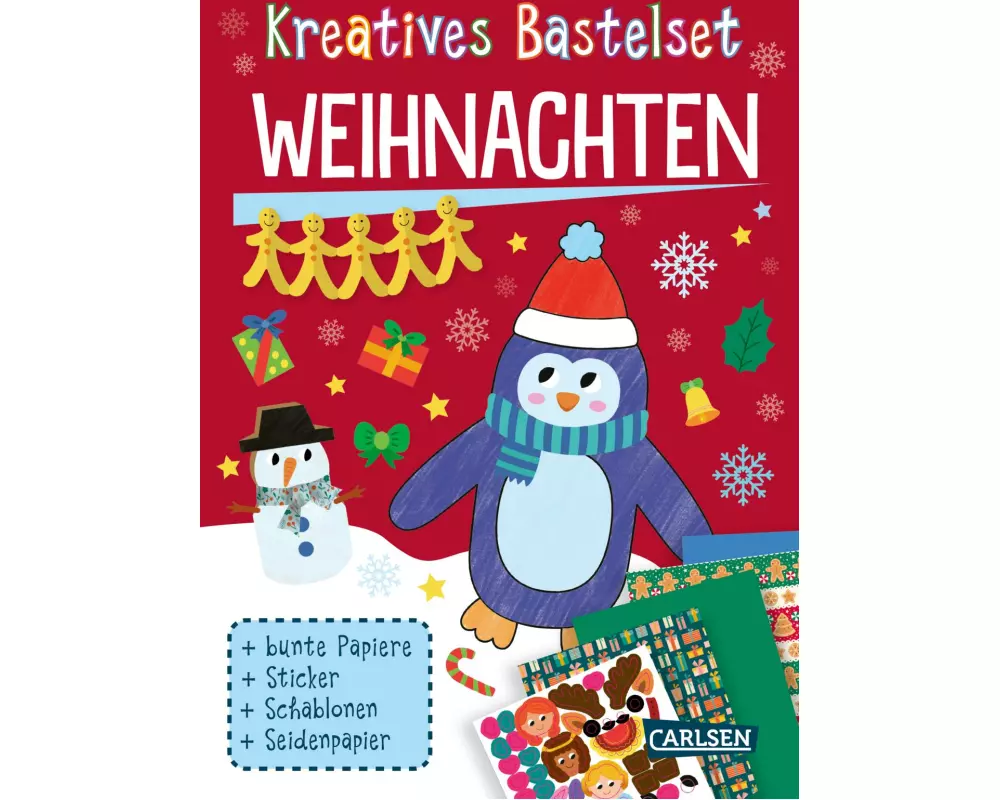 Bastelset für Kinder: Kreatives Bastelset: Weihnachten 2025