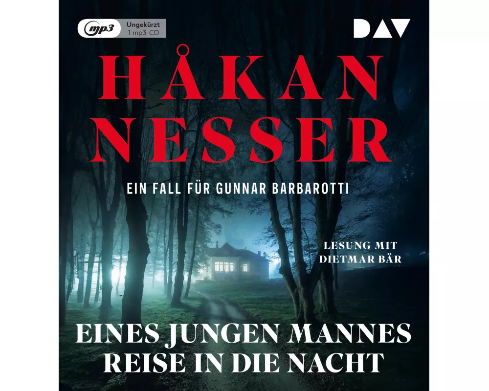 Eines jungen Mannes Reise in die Nacht. Ein Fall für Gunnar Barbarotti