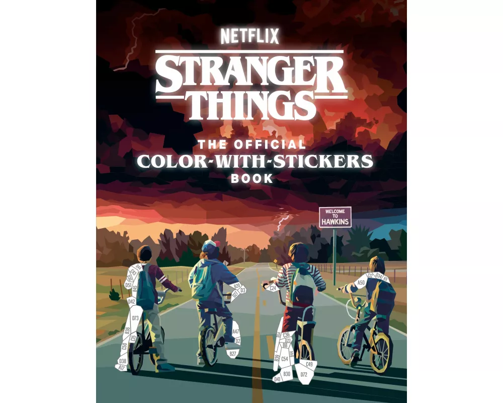 Stranger Things: The Official Color-with-Stickers Book