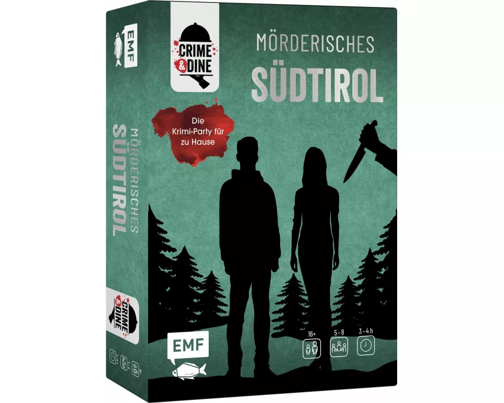 Crime & Dine – Das Krimi-Dinner-Set: Mörderisches Südtirol