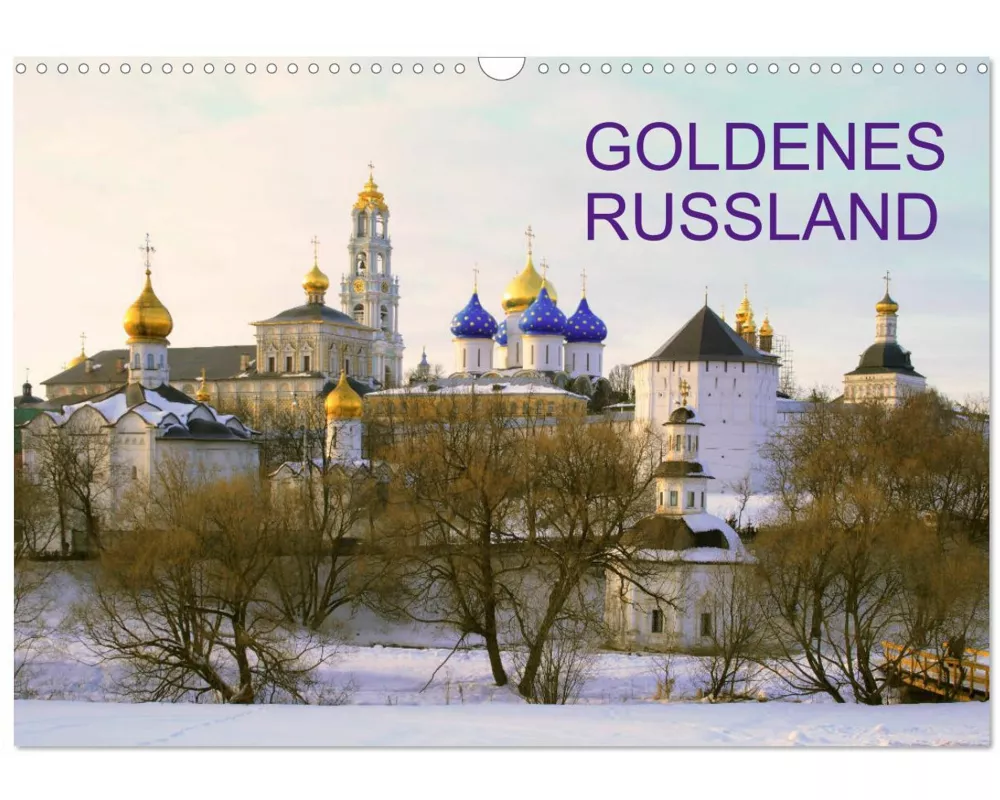 Goldenes Russland (Wandkalender 2026 DIN A3 quer), CALVENDO Monatskalender