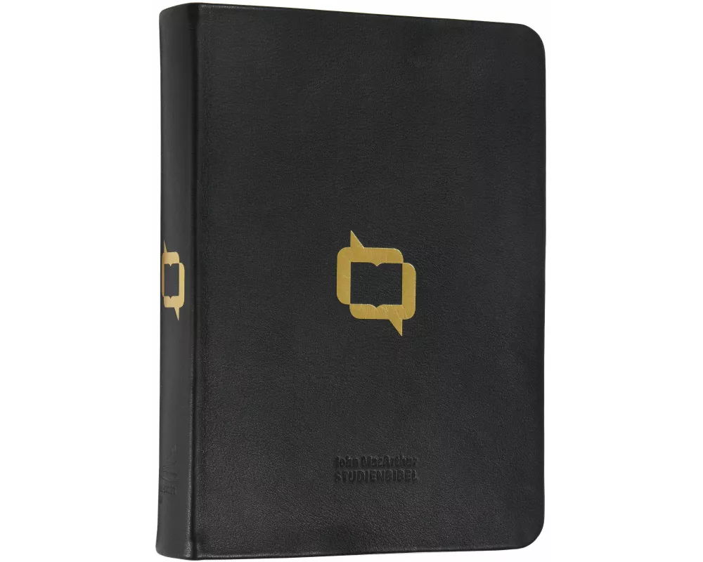 MacArthur Studienbibel - Schlachter 2000 (Softcover, schwarz, edler Rotgoldschnitt)